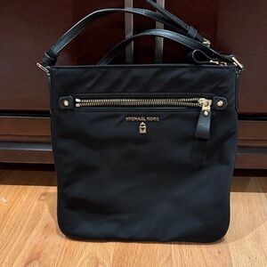 Michael Kors Black Nylon Crossbody Bag